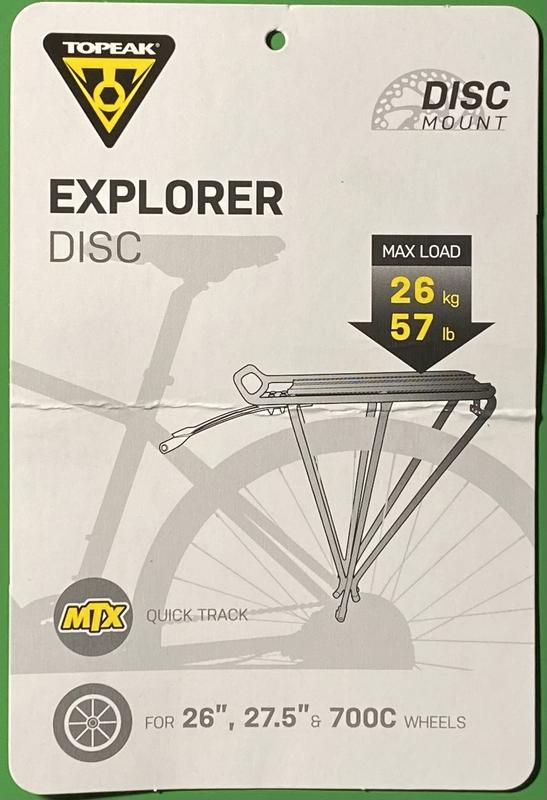 Topeak Explorer MTX Tubular Rack with Disc Mounts | REI Co-op