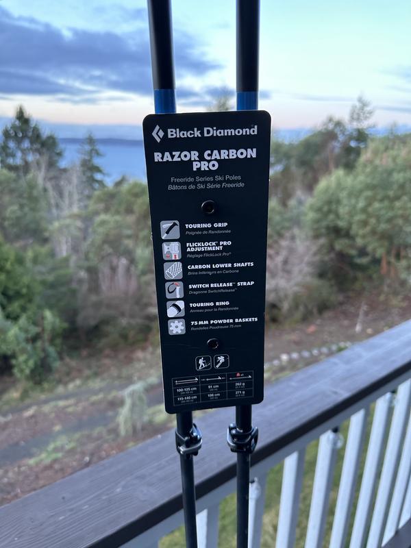 Black Diamond Razor Carbon Pro Ski Poles | REI Co-op