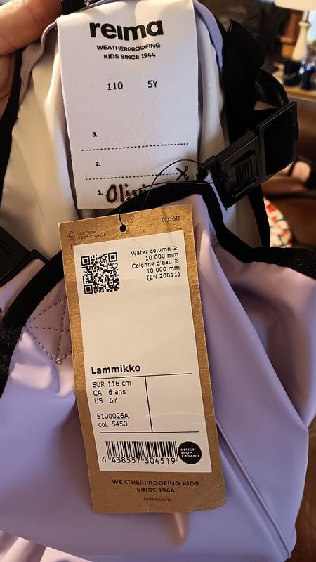 Customer photo for "Mix-up on tags, sent the wrong size"