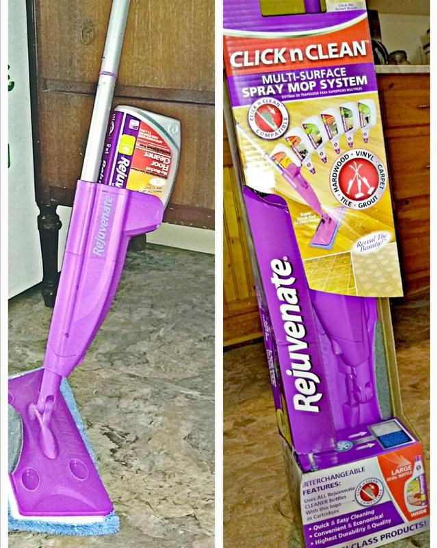 Rejuvenate HG-R00293 Clean Multi-Surface Spray Mop System, Floor Cleaner Mop  Kit