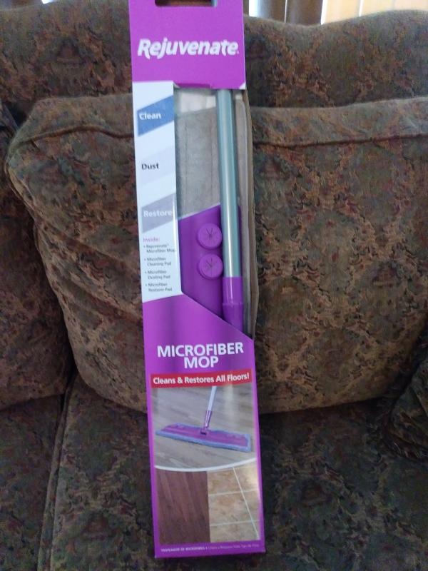 Rejuvenate Microfiber Mop Kit With Reusable Microfiber Pads - Clean, Dust &  Restore