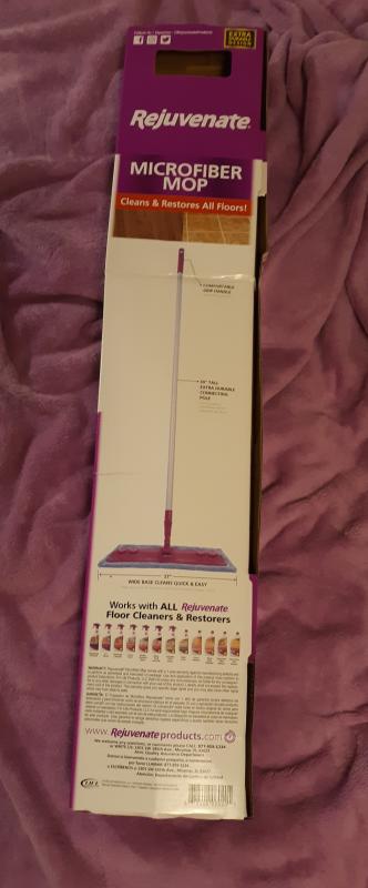 Rejuvenate Microfiber Mop Kit With Reusable Microfiber Pads Clean Dust Restore