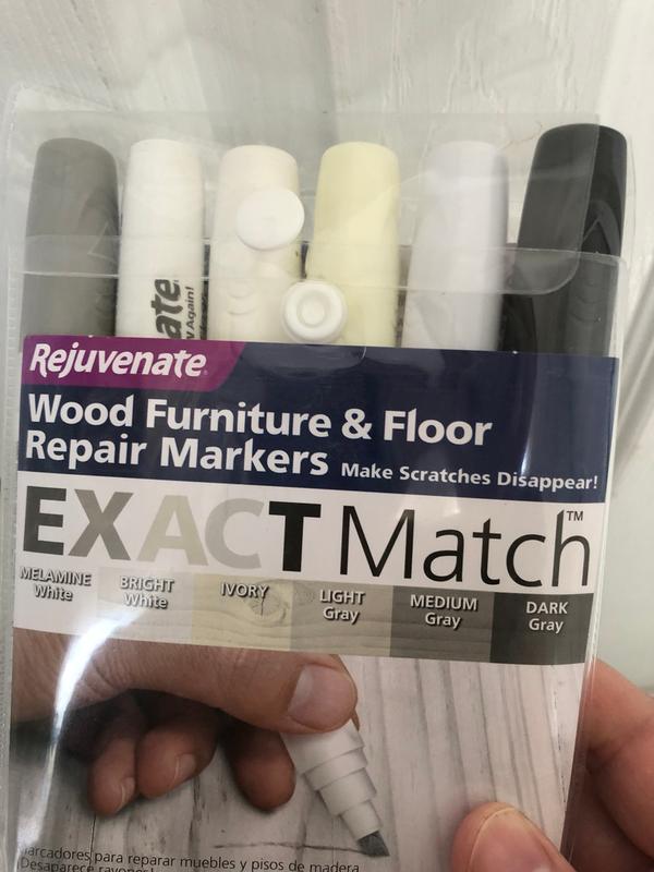 Fix Wood Scratches in One Minute with wood touch up markers!, bluegraygal