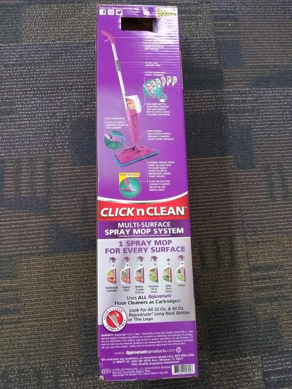 Rejuvenate Click And Clean Multi Surface Spray Mop System