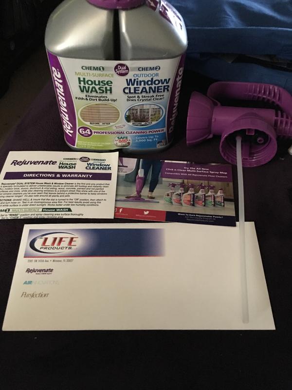 Rejuvenate Dual System Outdoor Window Cleaner & Siding Cleaner