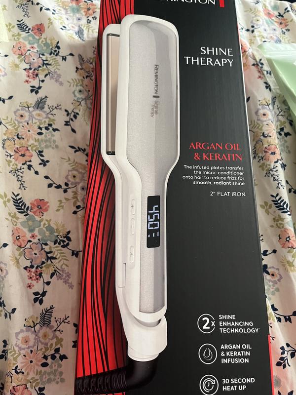 Infusion heat outlet therapy styling iron