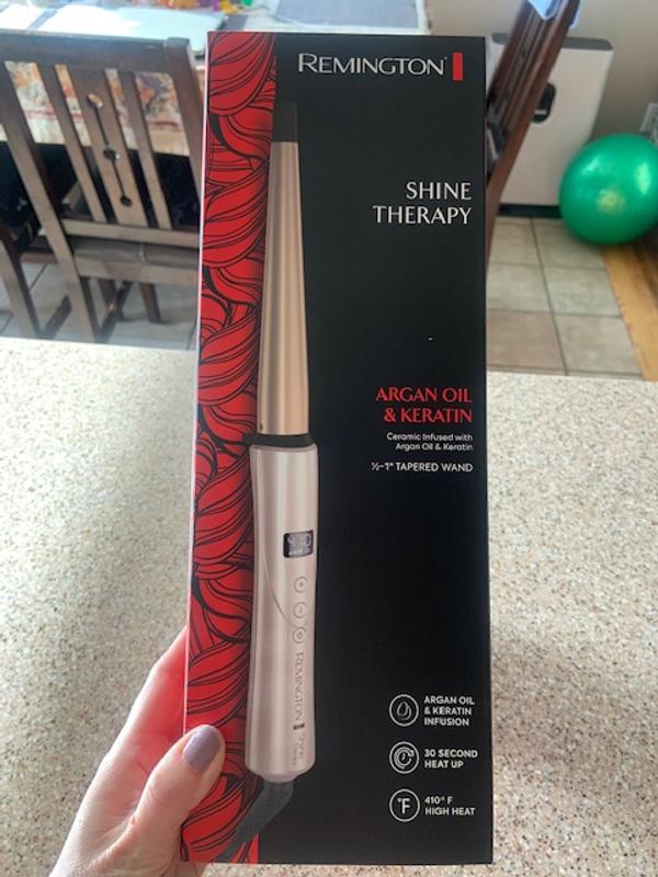 Argan oil curling outlet wand