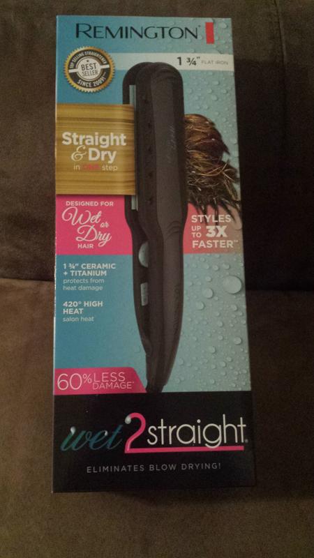 remington pro wet 2 style flat iron