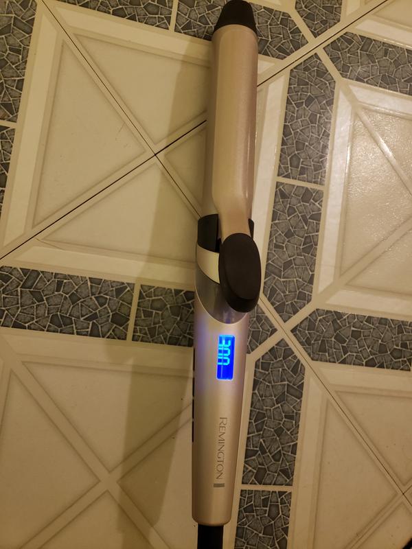 Remington® Pro 1 1/4" Curling Wand with Color Care Technology in Silver