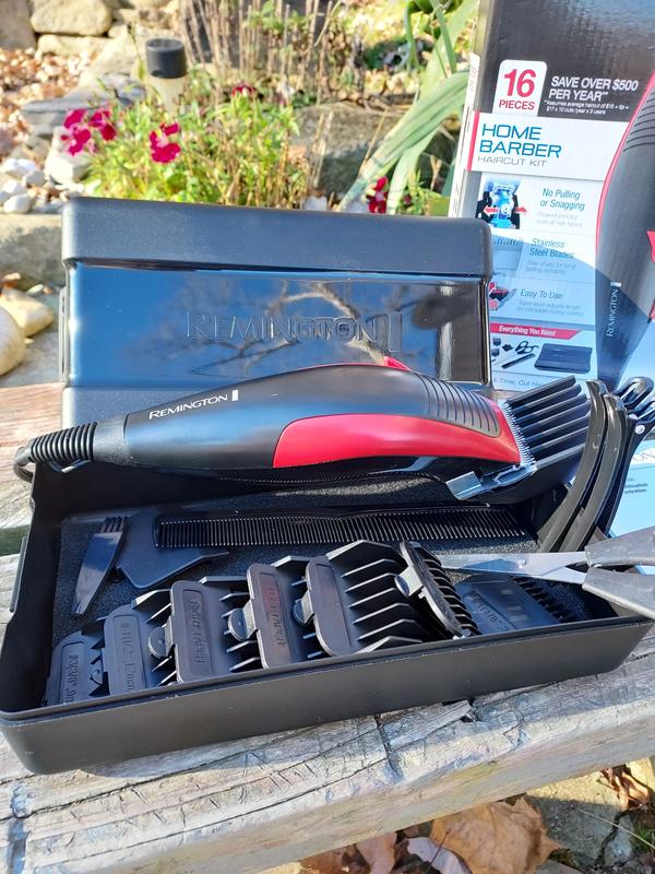 Remington 16-Piece Home Barber Haircut Kit with accessories!