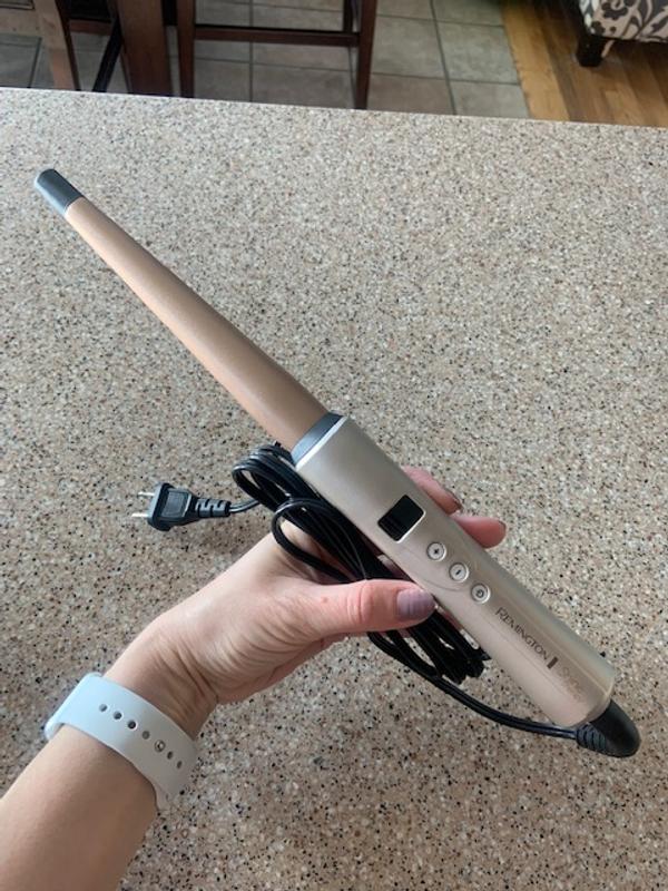 How to use on sale remington keratin curling wand