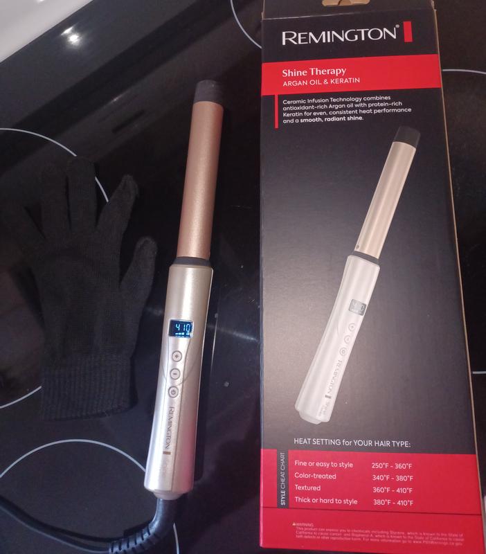 CI9527 SHINE THERAPY™ Argan Oil & Keratin Infused 1” Straight