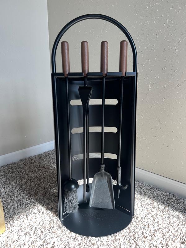 Modern Ember 5 -Piece Steel Fireplace Tool Set in the Fireplace Tools ...