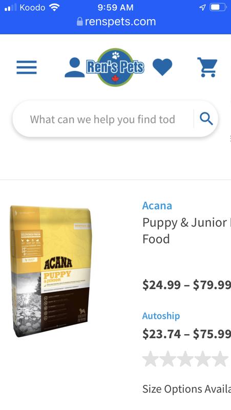 Acana puppy junior outlet review