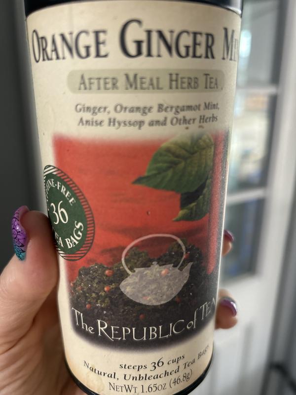 Orange Ginger Mint Herbal Tea Bags – The Republic of Tea