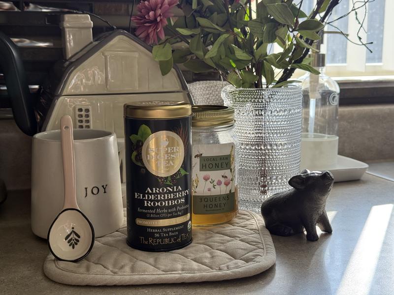 Aronia Elderberry Rooibos SuperDigest Tea® — 5 Tea Bag Sample