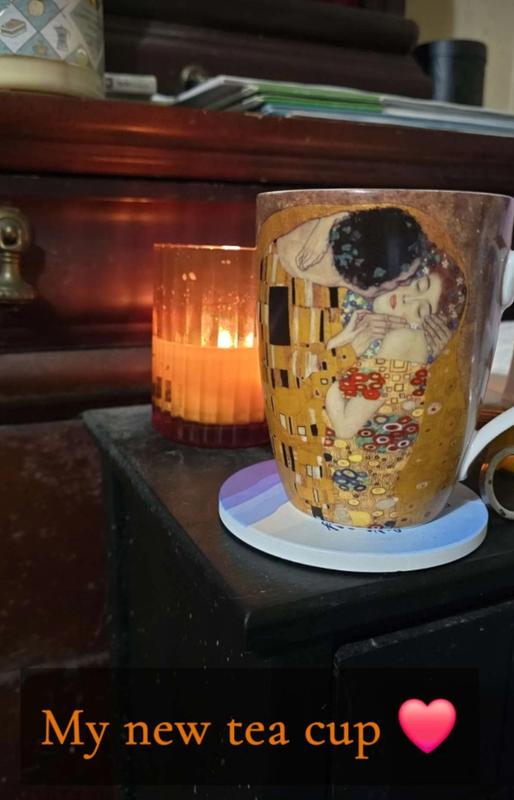 Klimt The Kiss Tea Boxed Mug with Infuser and Lid – The Republic