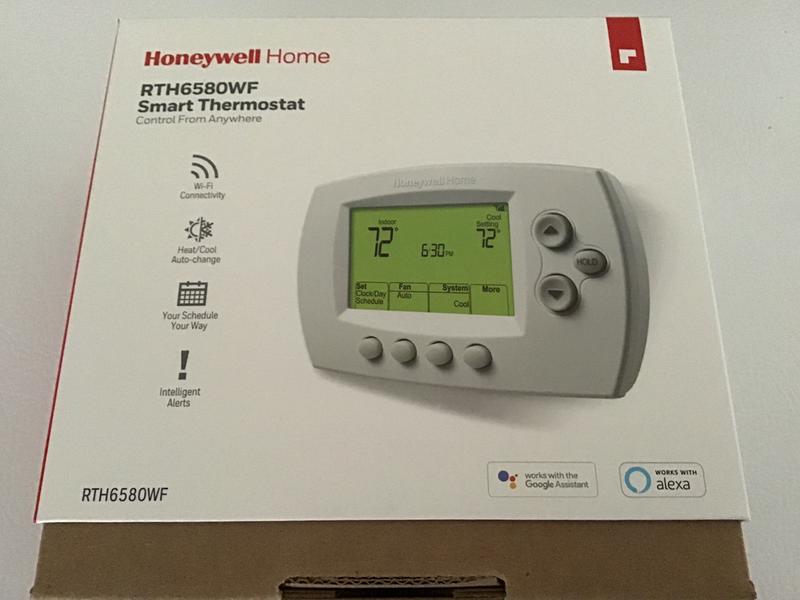 Honeywell Home RTH6580WF Thermostat intelligent 