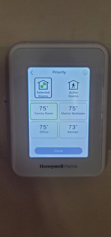 Honeywell Home RCHT9610WF T9 + Smart Room Sensor White Thermostat and Room  Sensor with Wi-Fi Compatibility in the Smart Thermostats department at