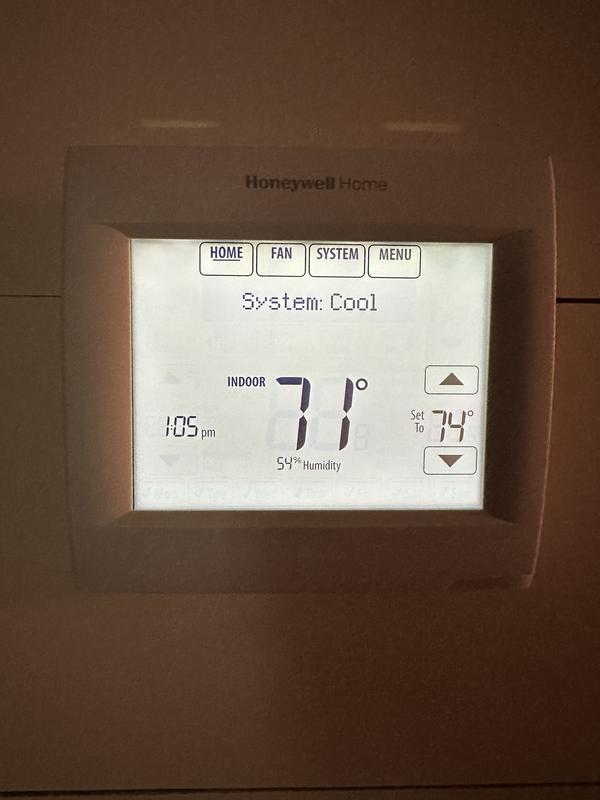 Honeywell Home 8000 Wi-Fi VisionPRO Thermostat User Guide 