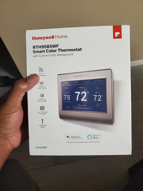 Termostato Honeywell Color Wifi Smart Alexa Y Google Home