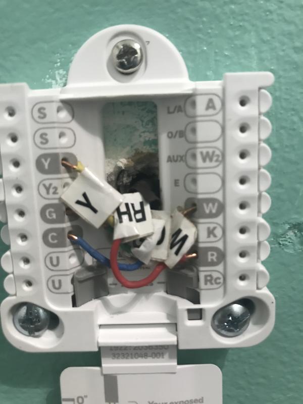 As you can see all hooked up per the labels on the wire.