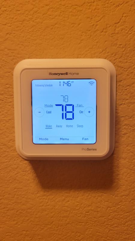 Honeywell Lyric T6 Pro Wi-Fi Programmable Thermostat - White for sale  online