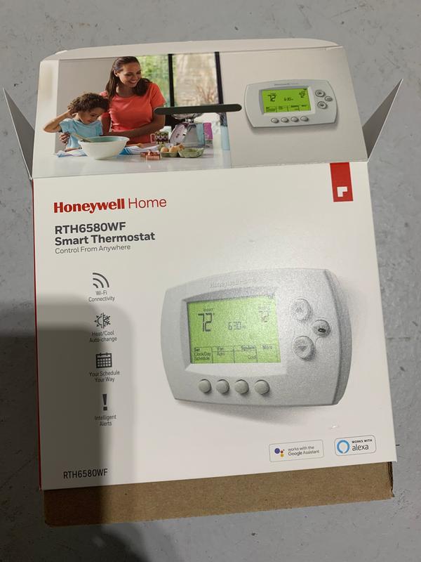 Honeywell Home RTH6580WF Wi-Fi 7-Day Programmable Thermostat + Free App