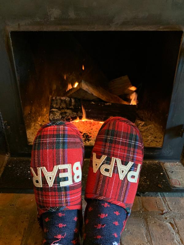 These matching family slippers are perfect!