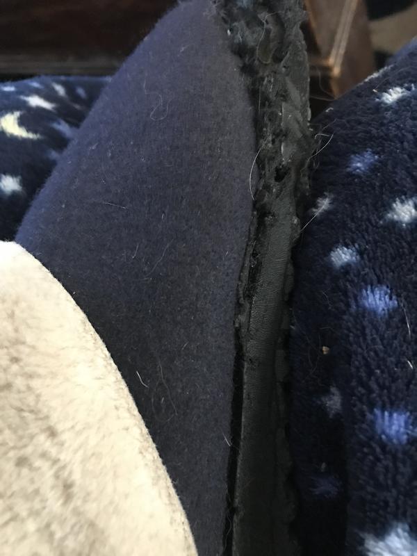 Seams famling apart.