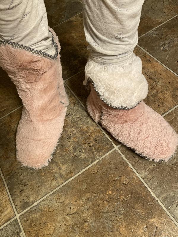 Women's beth furry foldover boot slipper new arrivals