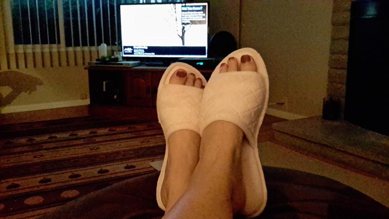 Brand new pink slippers