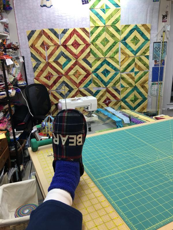 Other foot warm all day too!