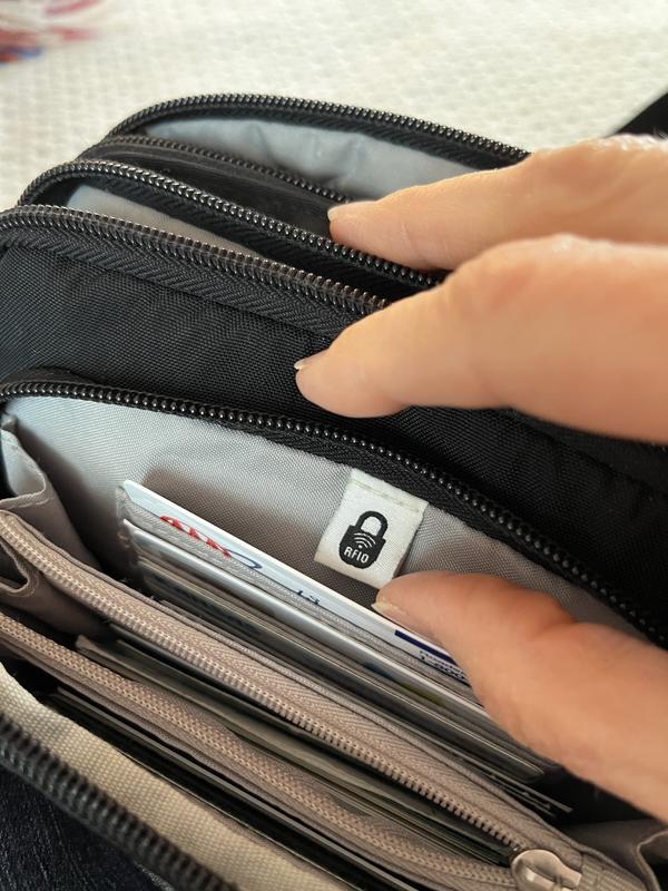 RFID protection adds a level of peace of mind.