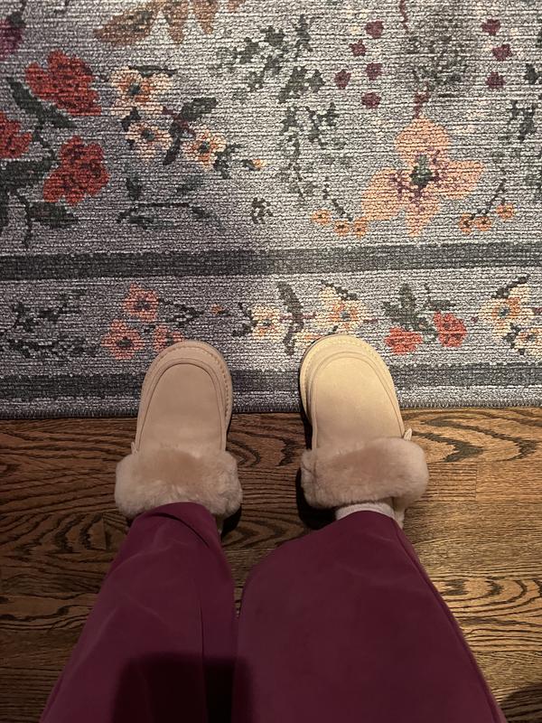 Customer photo for "Cozy, Cute, and Functional Slippers!"