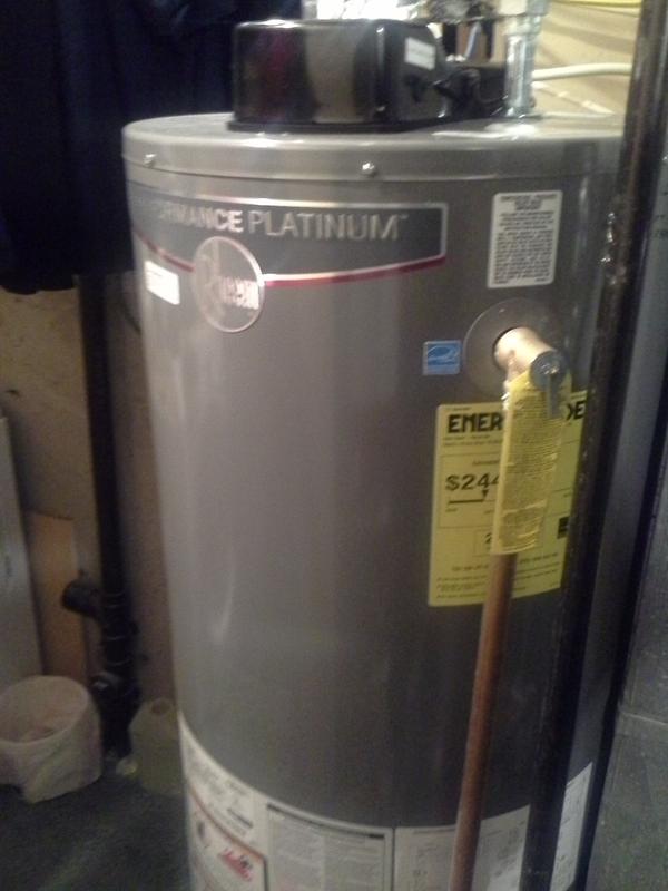 Rheem Performance Platinum 60 Gallon (227L) 12 Year 50,000 BTU