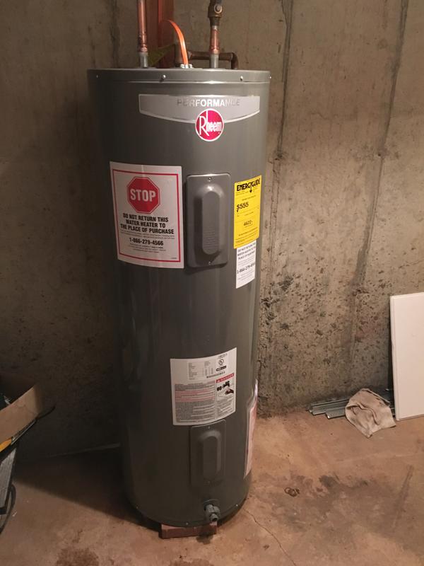 Rheem Electric Water Heater Model Xe40m06st45u1 Shop Clearance