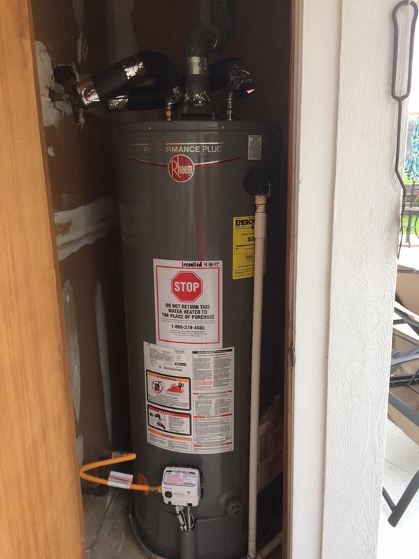 Rheem Gas Water Heater