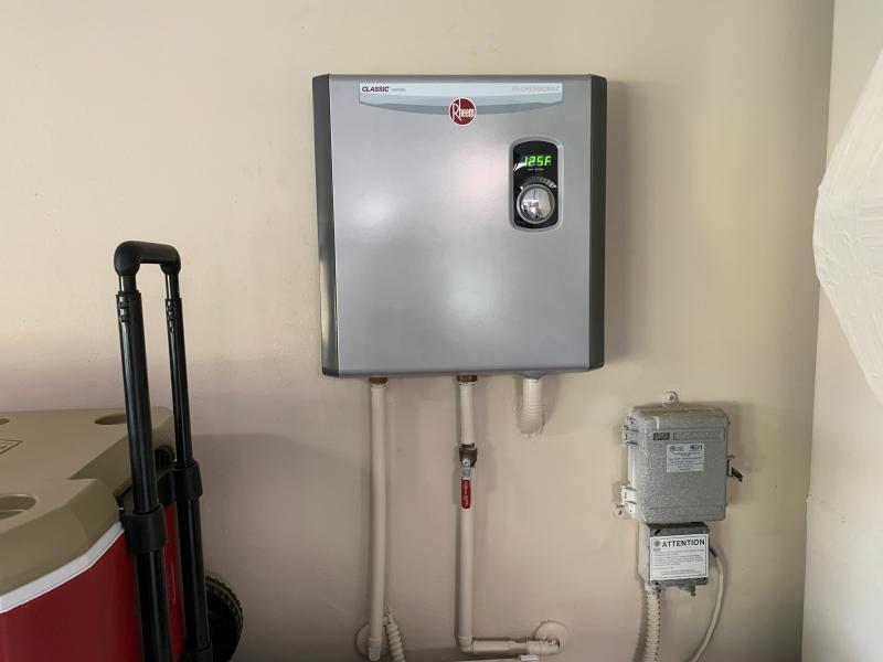 Rheem Electric Tankless Water Heater E5 Error See More on | Home