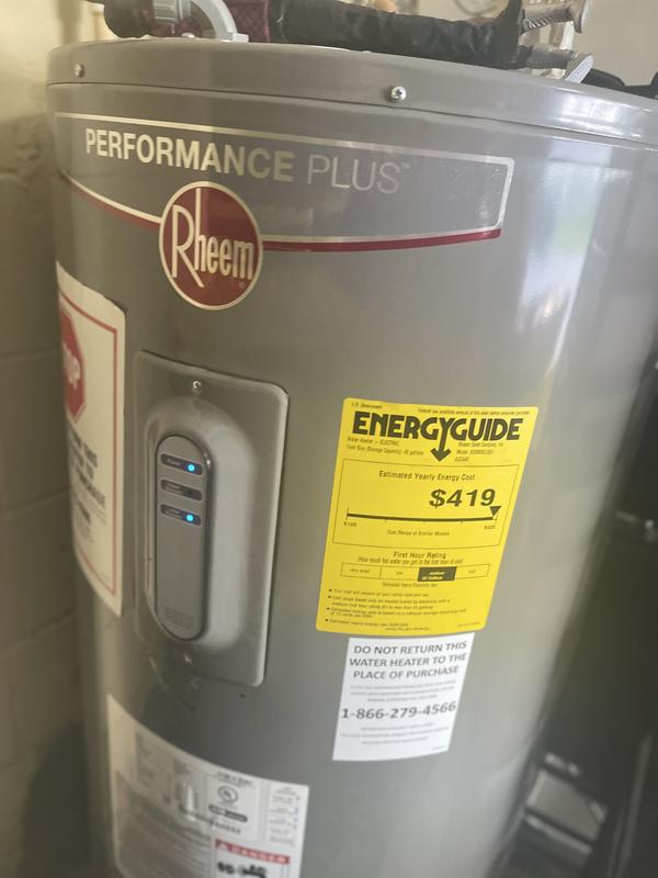 Rheem - Performance Plus Series High Efficiency Electric - Rheem  Manufacturing Company