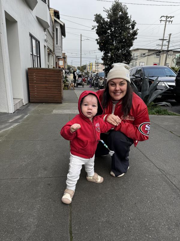 Out with my baby before the game!