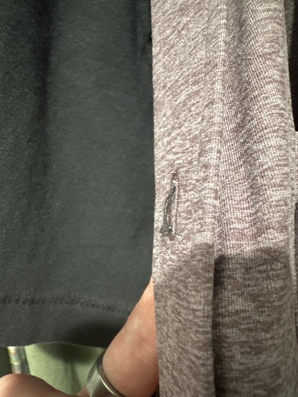 Customer photo for "Button holes will be frayed"