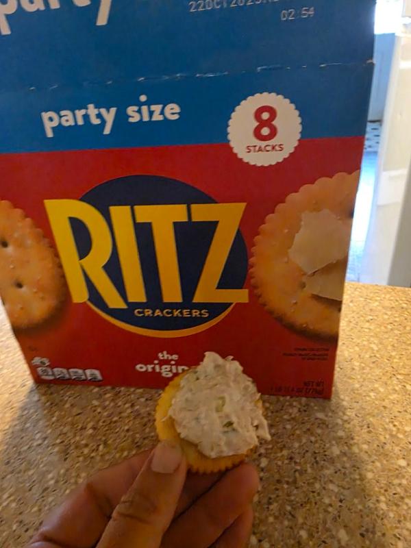 RITZ Fresh Stacks Original Crackers, Party Size, Travel Snacks