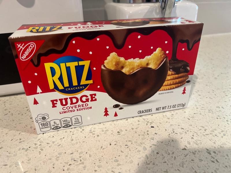 Buy RITZ Fudge Covered Holiday Crackers, Limited Edition, 7.8 oz