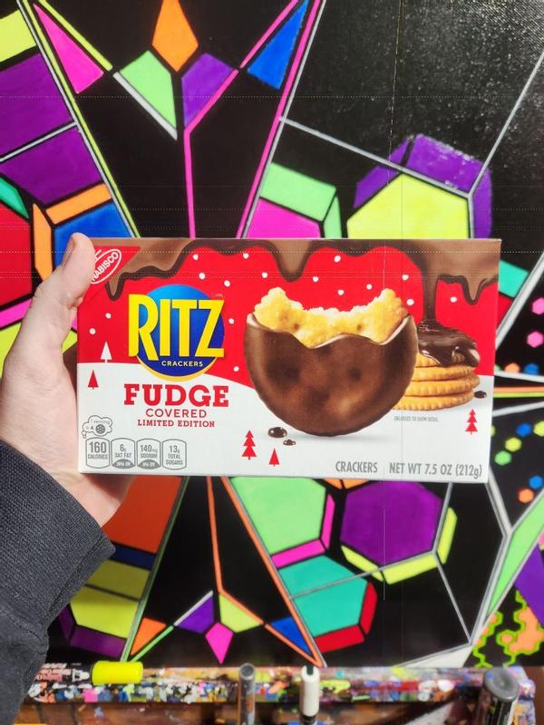 RITZ Fudge Covered Holiday Crackers, Limited Edition, 7.5 oz | Meijer