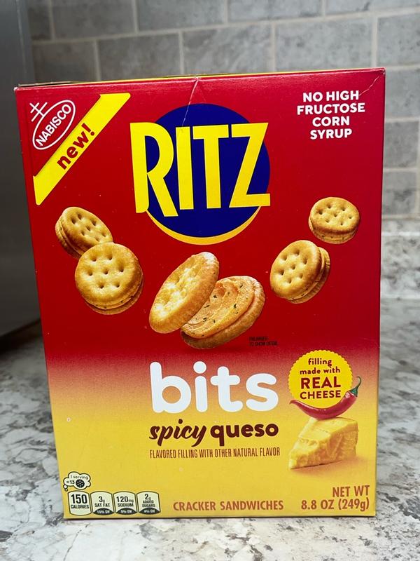 Buy RITZ Bits Spicy Queso Sandwich Crackers, Snacks for Kids and