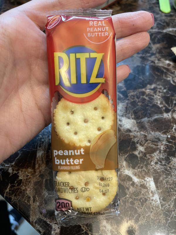 RITZ Crackers Sandwiches Peanut Butter Family Size Box - 16-1.38 Oz -  Safeway