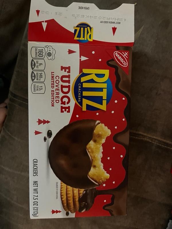 Buy RITZ Fudge Covered Holiday Crackers, Limited Edition, 7.8 oz