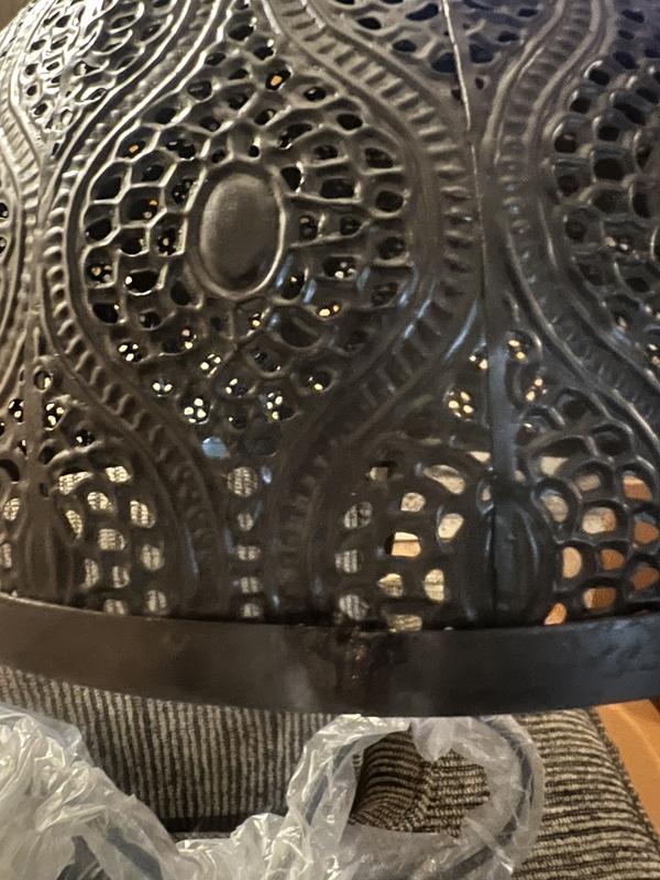 Sigrid River of Goods Antique Bronze Metal Bowl-Shade Pendant Lamp