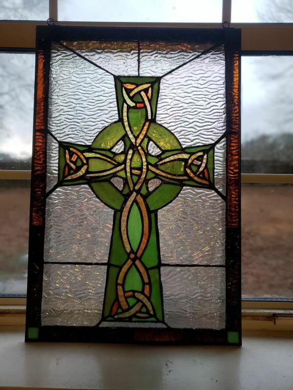 Sun Stained Glass Window Hanging Panel Tiffany Glass Art Sun Stained Glass Window Hanging Panel Tiffany Glass Art